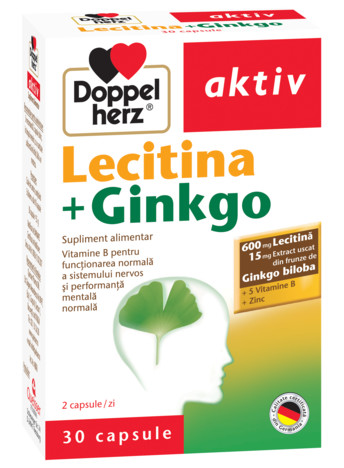ДоппельГерц  Актив Лецитин+Гинкго №30 капс Производитель: Германия Queisser Pharma
